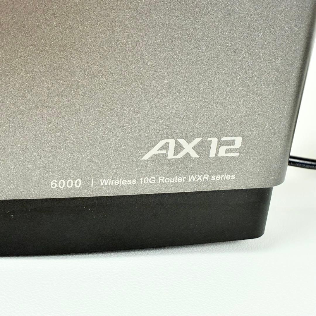 【動作確認済】バッファロー WXR-6000AX12S 外箱・説明書 10GbE
