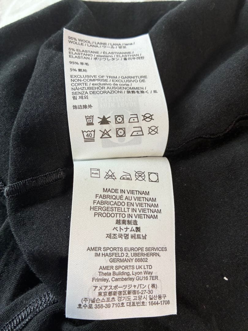 アークテリクス　ローLTウールネックゲイター　黒　rho lt wool