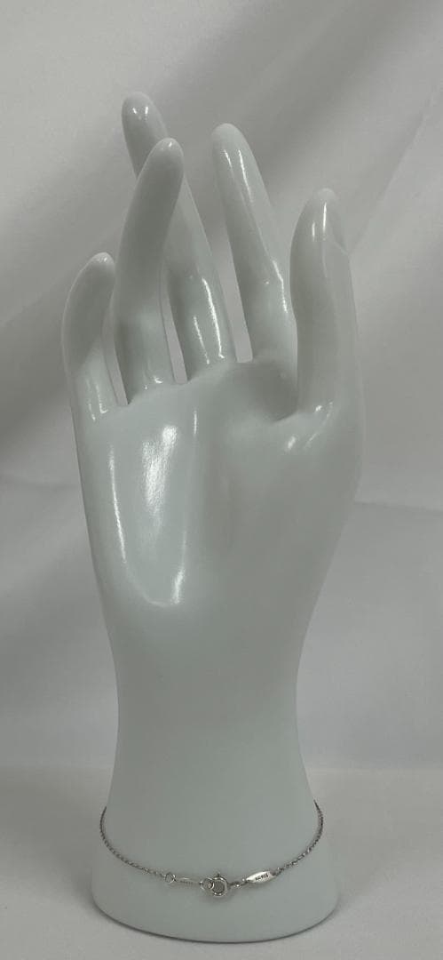 【美品】ティファニー カラーバイザヤード アクアマリン ブレスレット シルバー