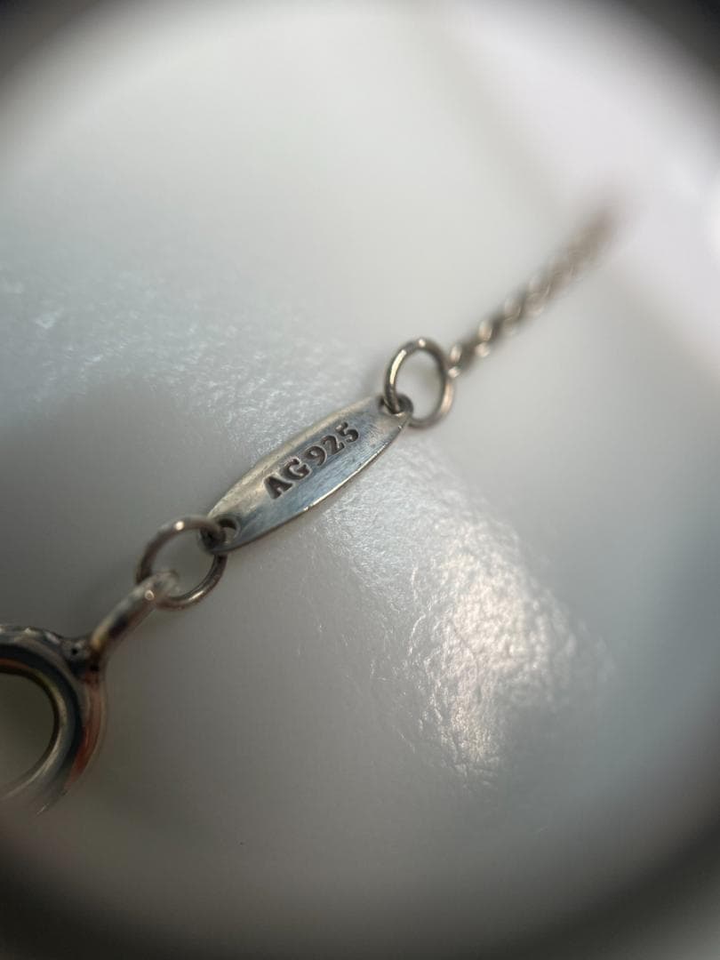 【美品】ティファニー カラーバイザヤード アクアマリン ブレスレット シルバー