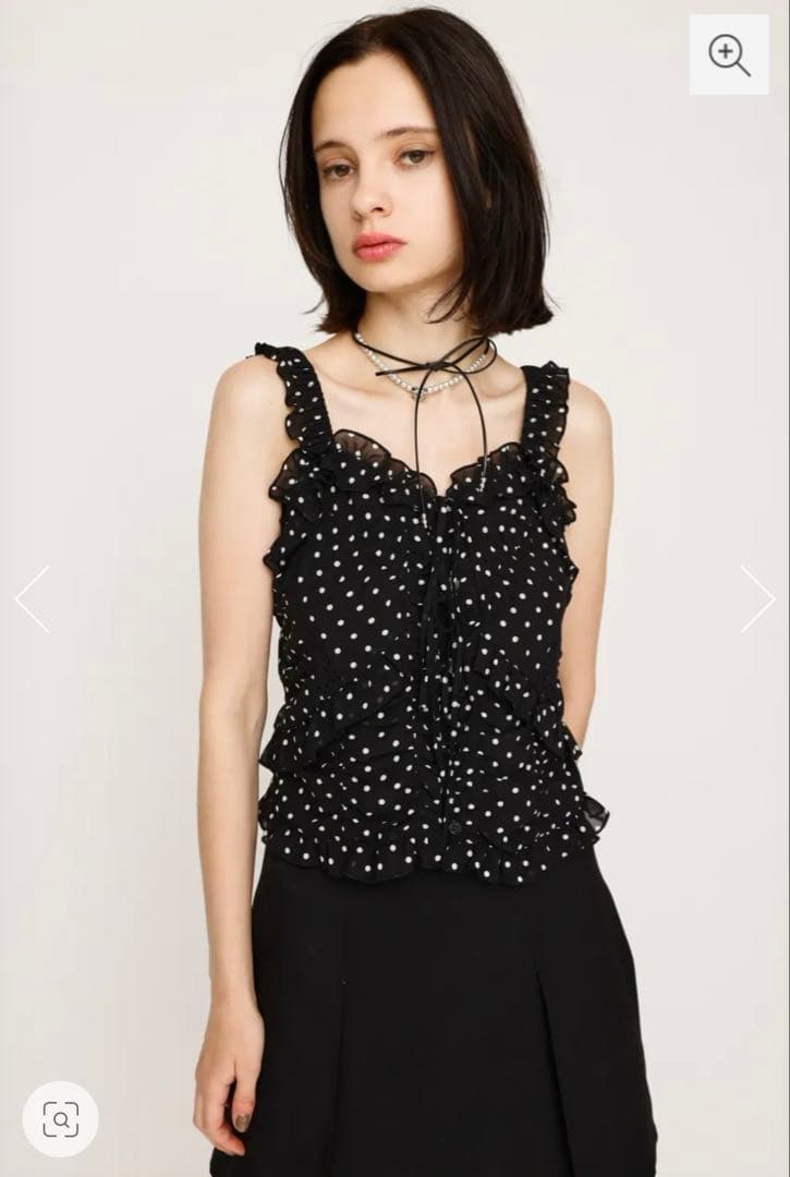 【新品・未使用】SLY SHEER SQUEEZE CAMI トップス