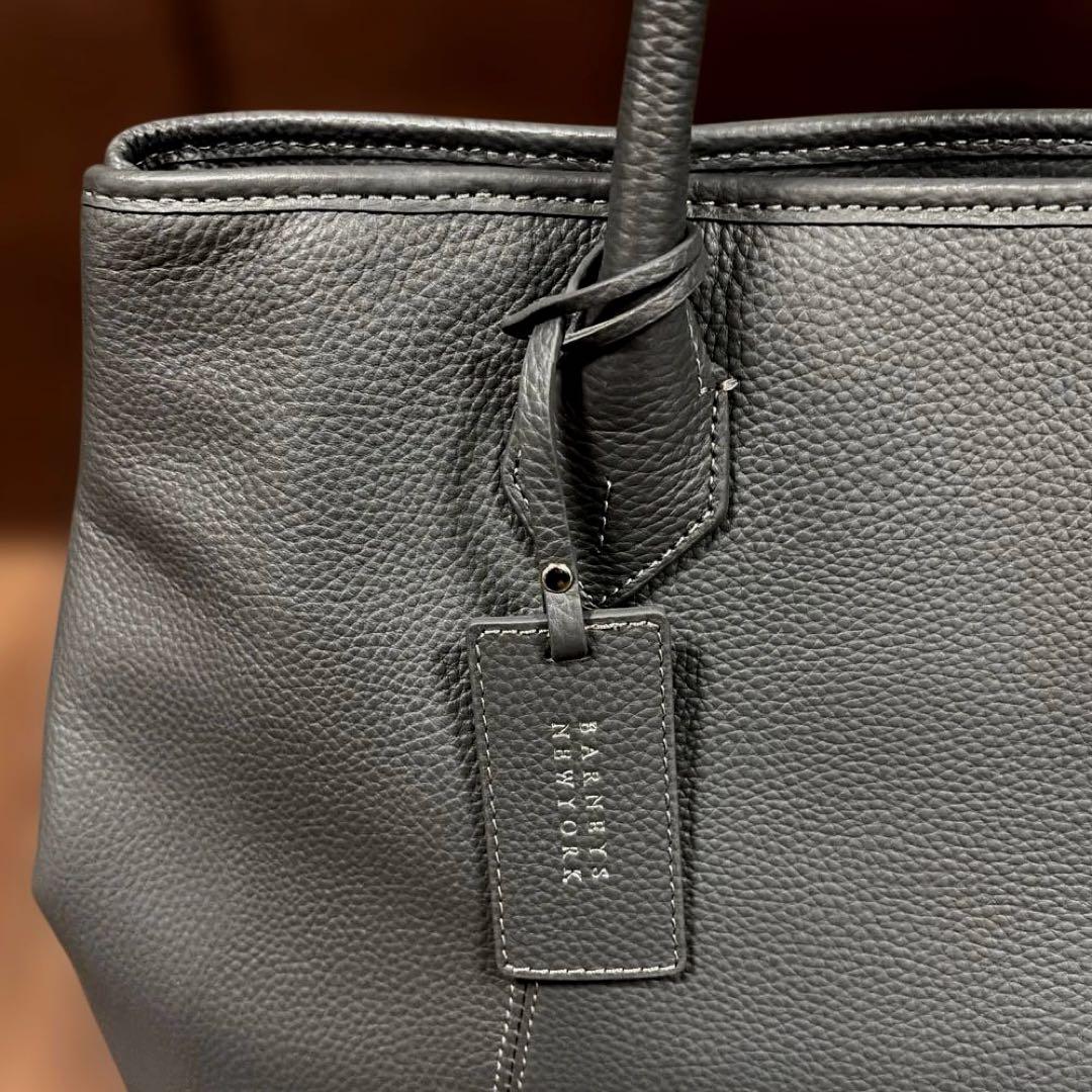 BARNEYS NEWYORK バーニーズニューヨークトートバッグレザー メンズ