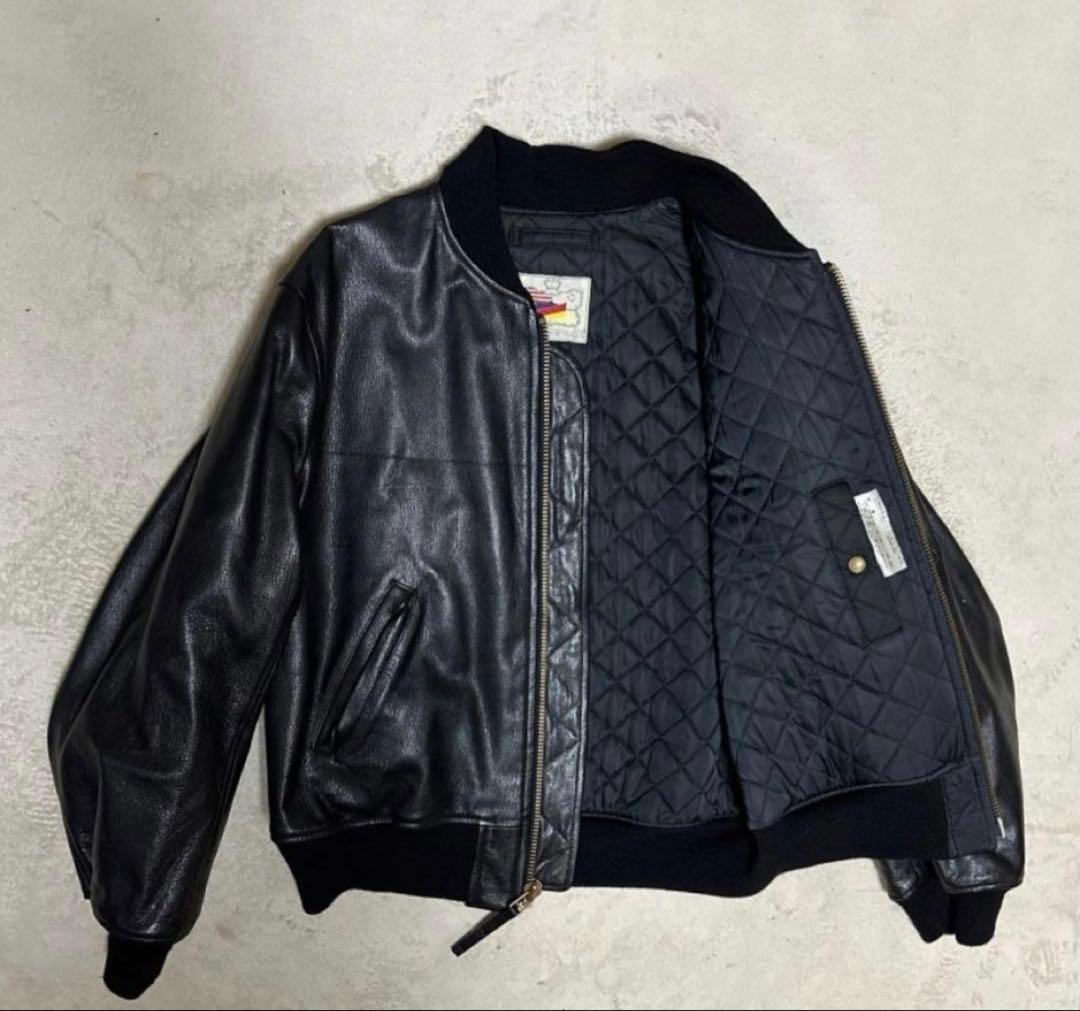 KARL HERMUT ピンクハウス　レザージャケット　フライトジャケット