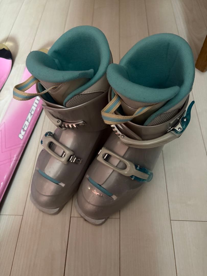 ガ*マ様 KAZAMA子ども用スキー１４０とブーツ２３センチ用セット