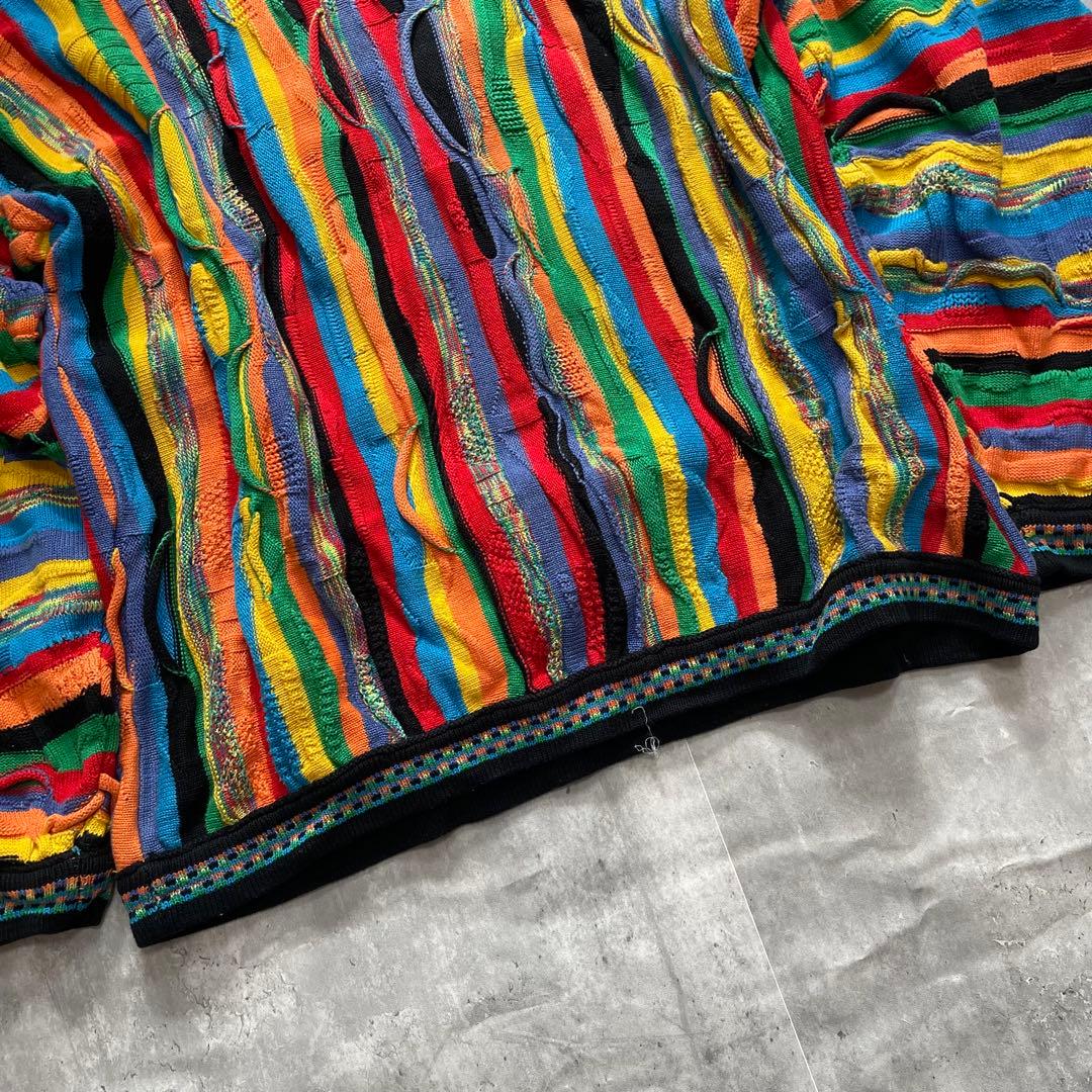 【ブルズ】 c-boy style COOGI風 3Dニット デニムパンツ