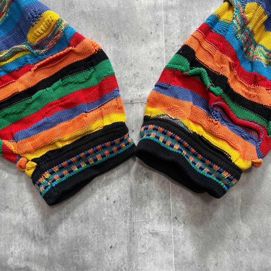 【ブルズ】 c-boy style COOGI風 3Dニット デニムパンツ