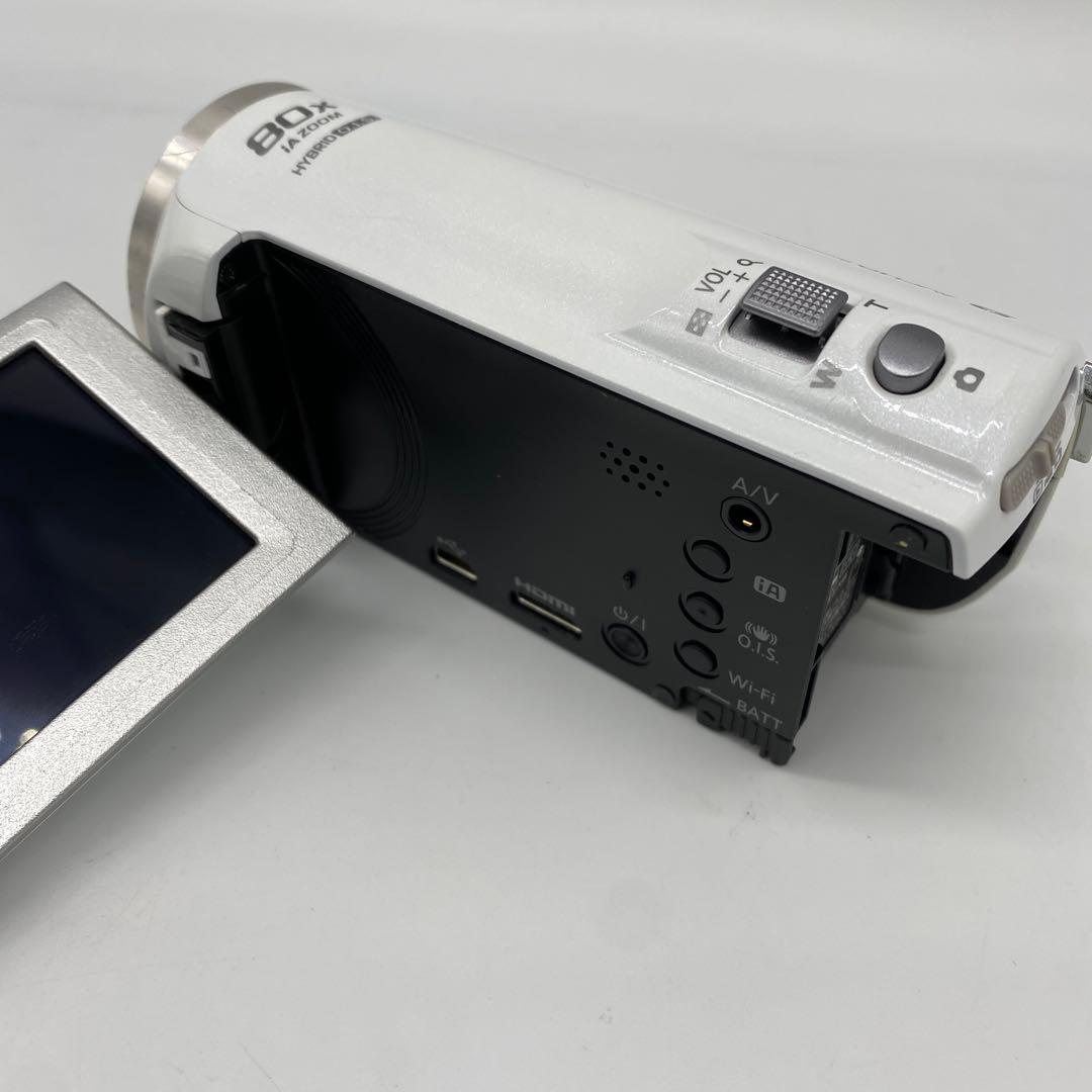 パナソニック デジタルハイビジョンビデオカメラ ホワイト HC-V520M-W