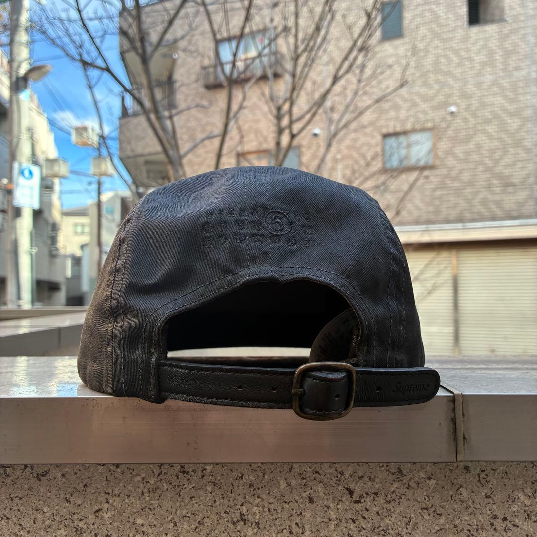 Supreme × MM6 Painted Camp Cap ブラック 完品