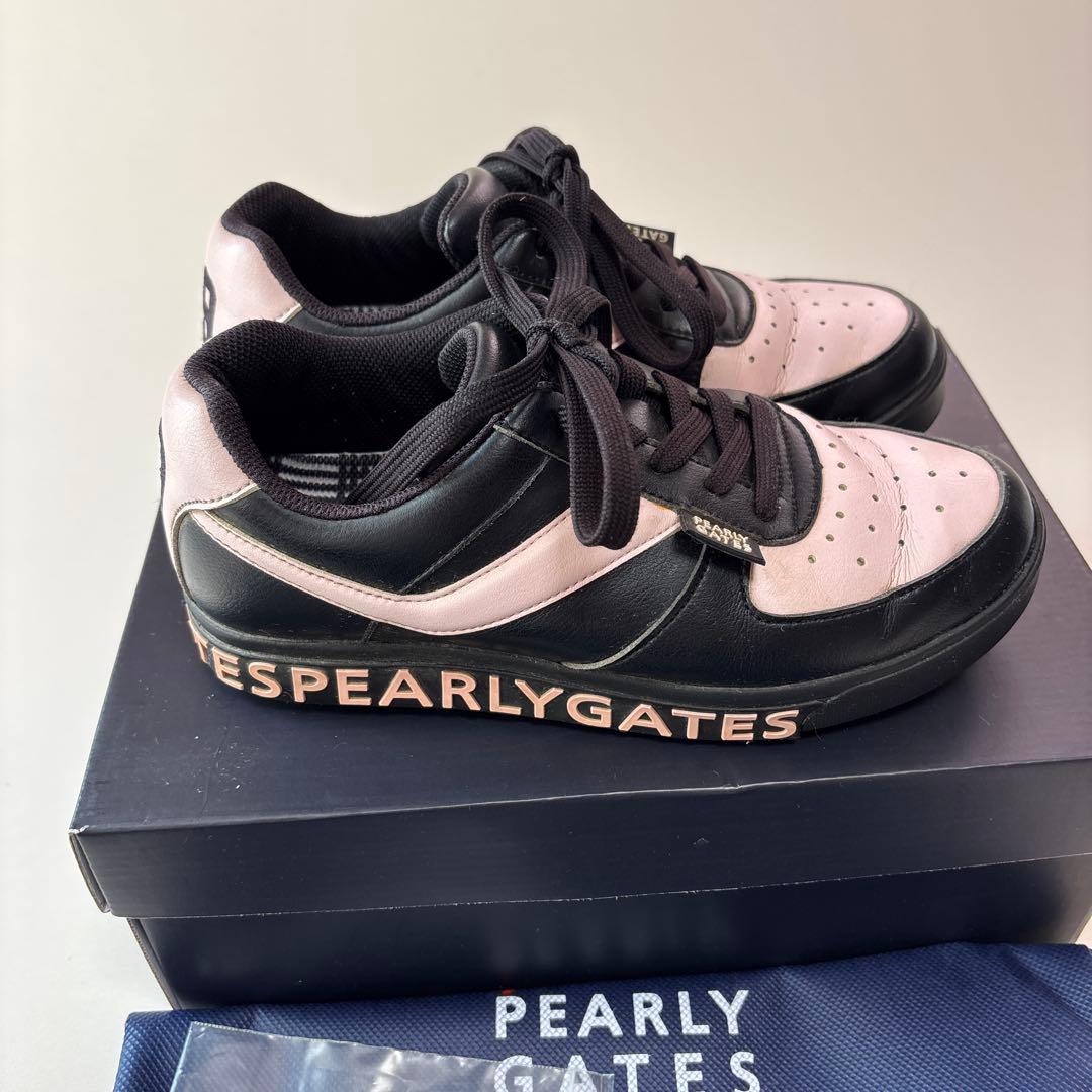 美品✨PEARLYGATES パーリーゲイツ ゴルフ シューズ✨23.0
