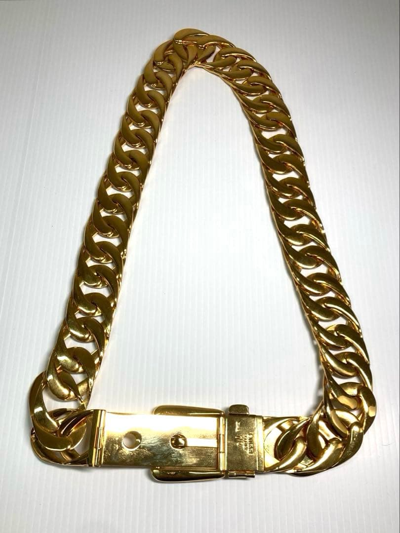 美品　GUCCI グッチ　チェーンベルト　ゴールドカラー