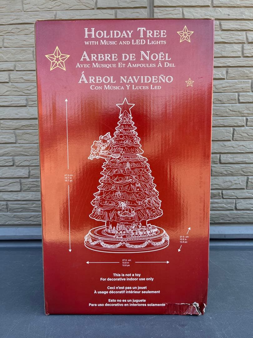 クリスマスツリー LEDライト オルゴール ミュージックツリーコストコ2025