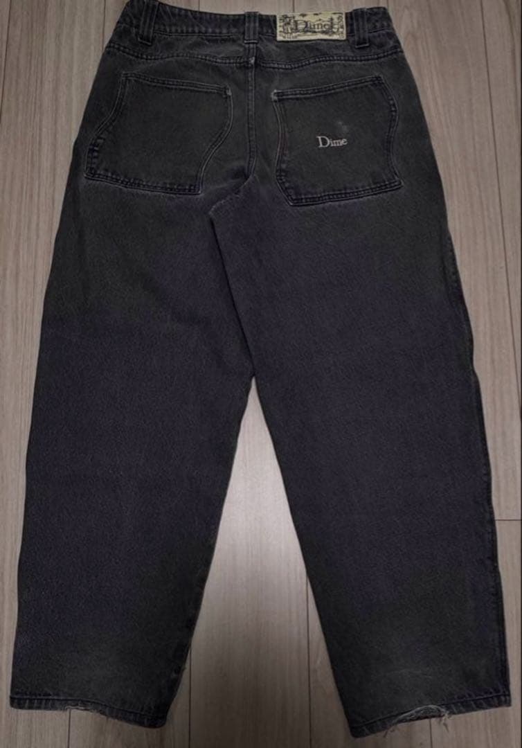 正規品 DIME バギーデニム 黒 dime