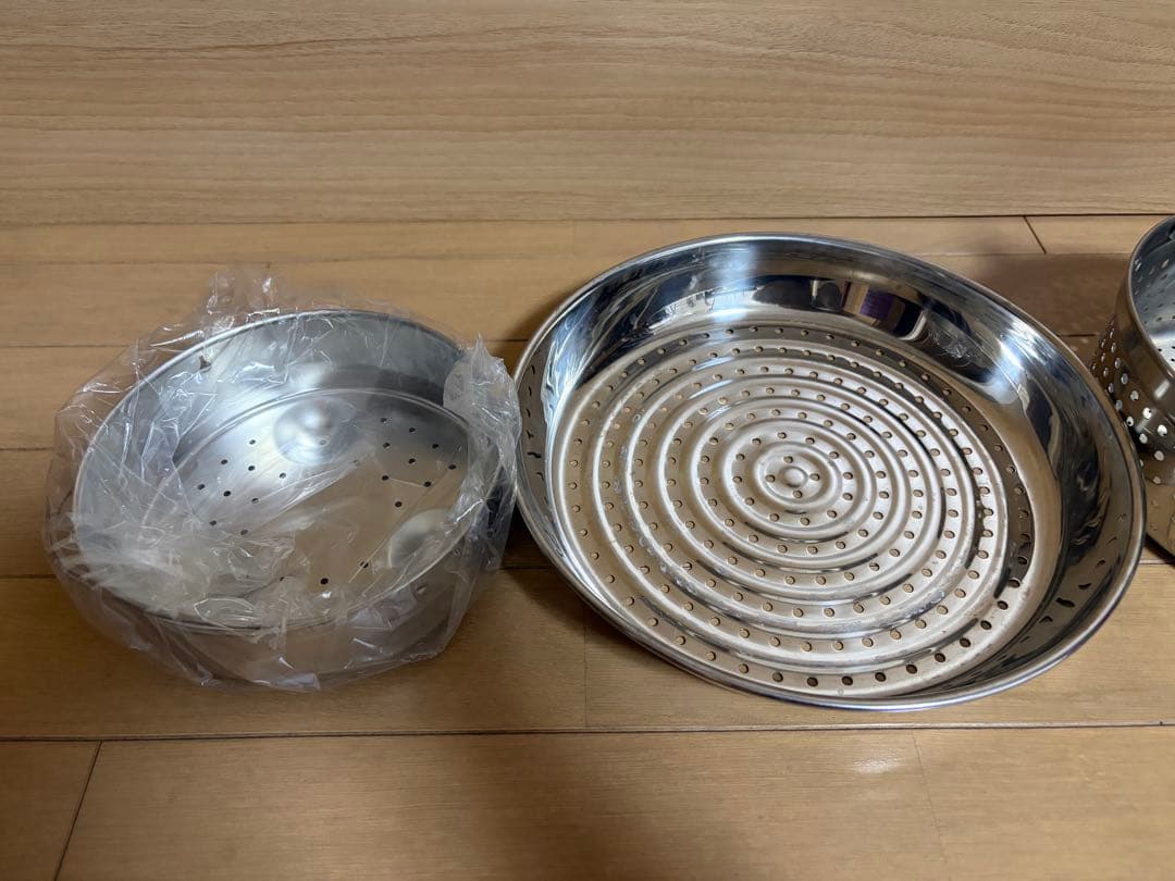 【美品/中古品】CRISTELステンレス鍋24cm&フライパン