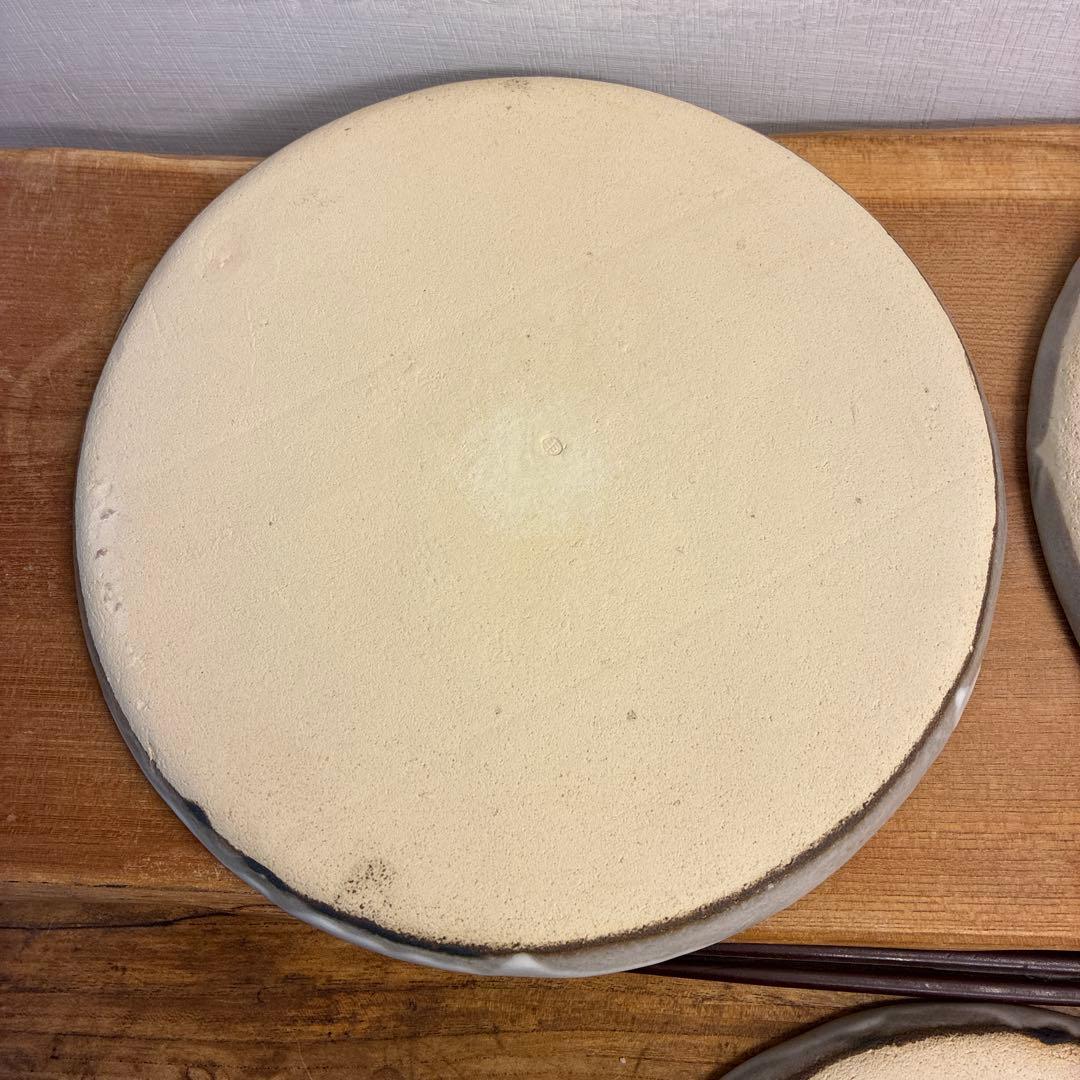 NBT新品　陶器　陶芸作家　プレート皿3枚　331