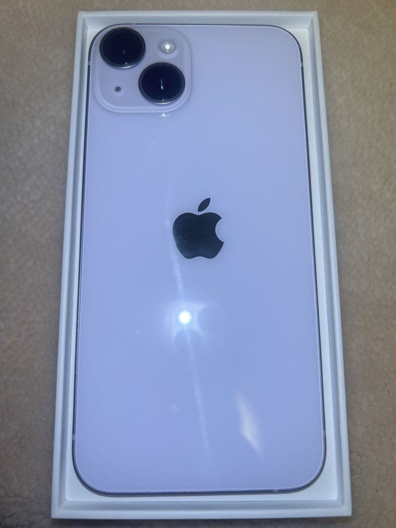 Apple iPhone14 パープル本体 箱・ケーブル付き
