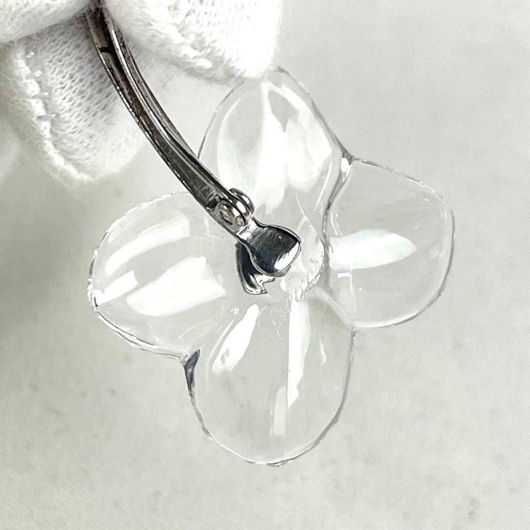 Baccarat バカラ ブローチ オルテンシア クリスタル シルバー 925
