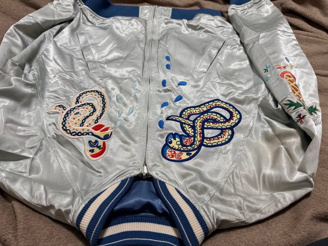 ２面用 DIESEL party 限定 スカジャン unisex レーヨン 珍