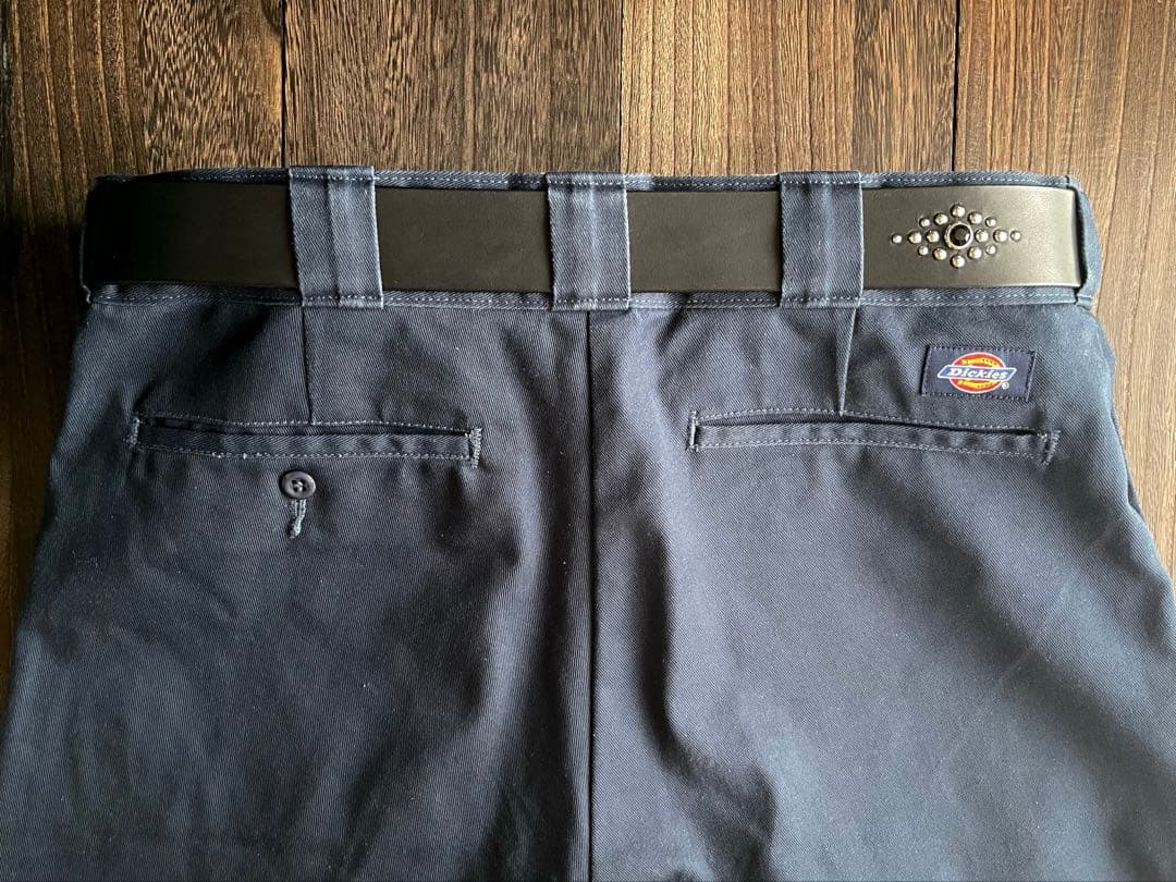 ディッキーズ874専用スタッズベルト　昭南ベンズ　シルバーHTC CALEE