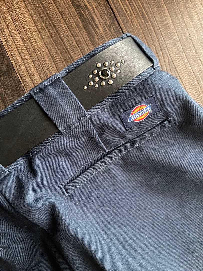 ディッキーズ874専用スタッズベルト　昭南ベンズ　シルバーHTC CALEE