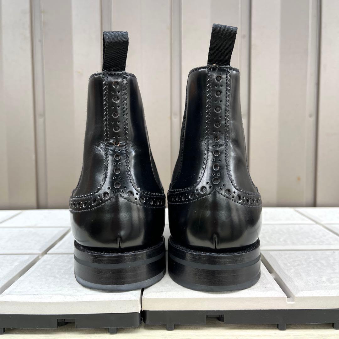 38 チャーチ KETSBY サイドゴア　ショートブーツ 黒　24.5