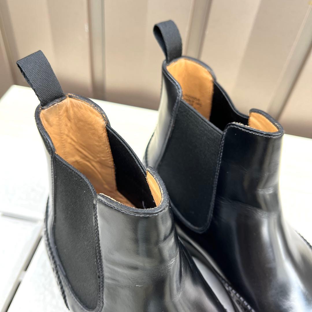 38 チャーチ KETSBY サイドゴア　ショートブーツ 黒　24.5