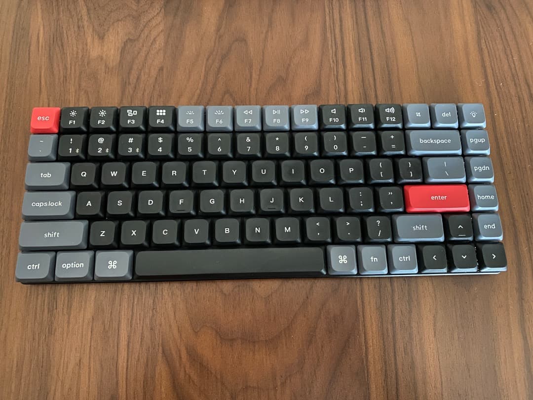 Keychron K3 Pro QMK/VIA US配列 白LED 茶軸
