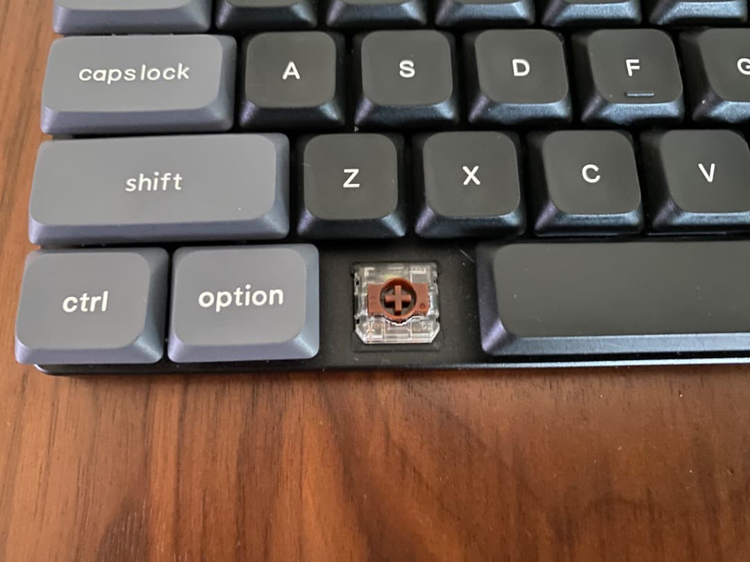 Keychron K3 Pro QMK/VIA US配列 白LED 茶軸