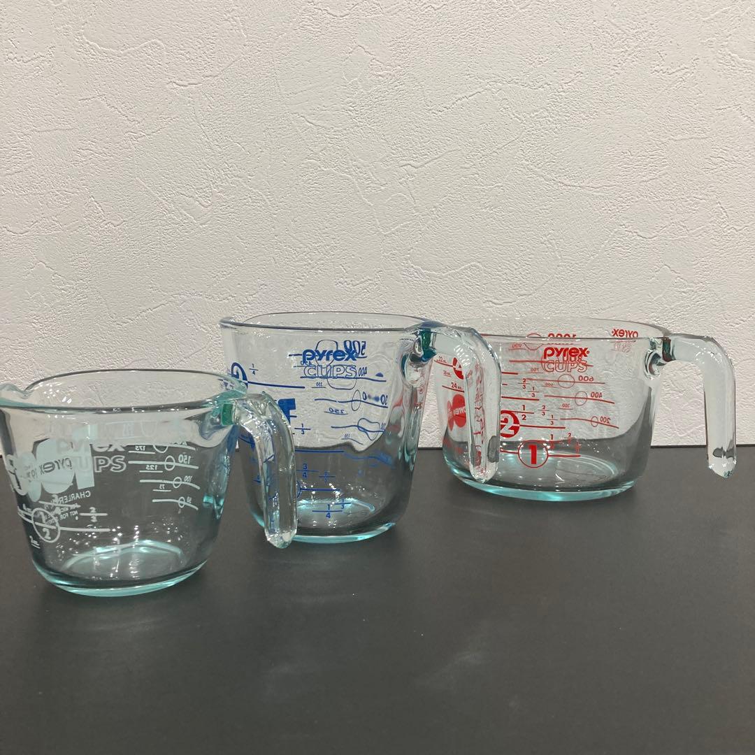 ｐｙｒｅｘ　パイレックス　メジャーカップ　3点セット
