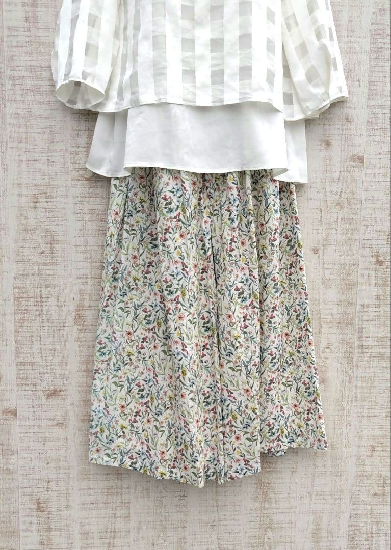 Mi【１点限り・即購入OK】リバティプリント　ガウチョ　キュロット　⑦