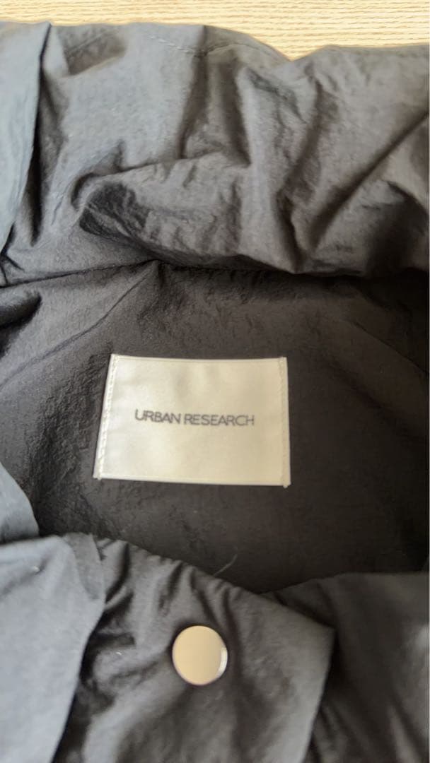 URBAN RESEARCH ブラック ダウンジャケット
