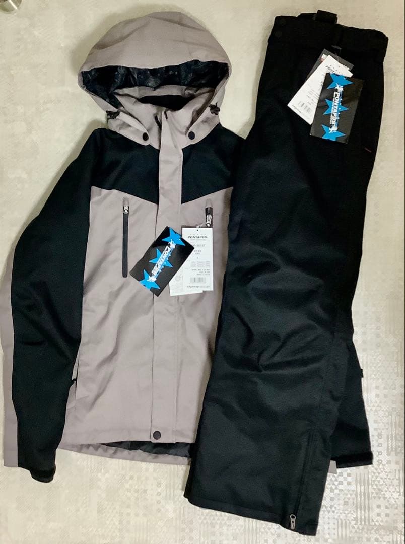 PONTAPES（ポンタペス）スノーボードウェア 上下セットL 新品・タグ付き