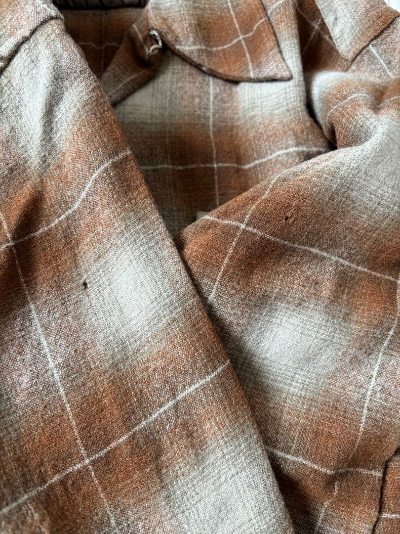 米*様 ペンドルトン　ボードシャツ　オンブレ　シャドーチェック　ブラウン　M 7