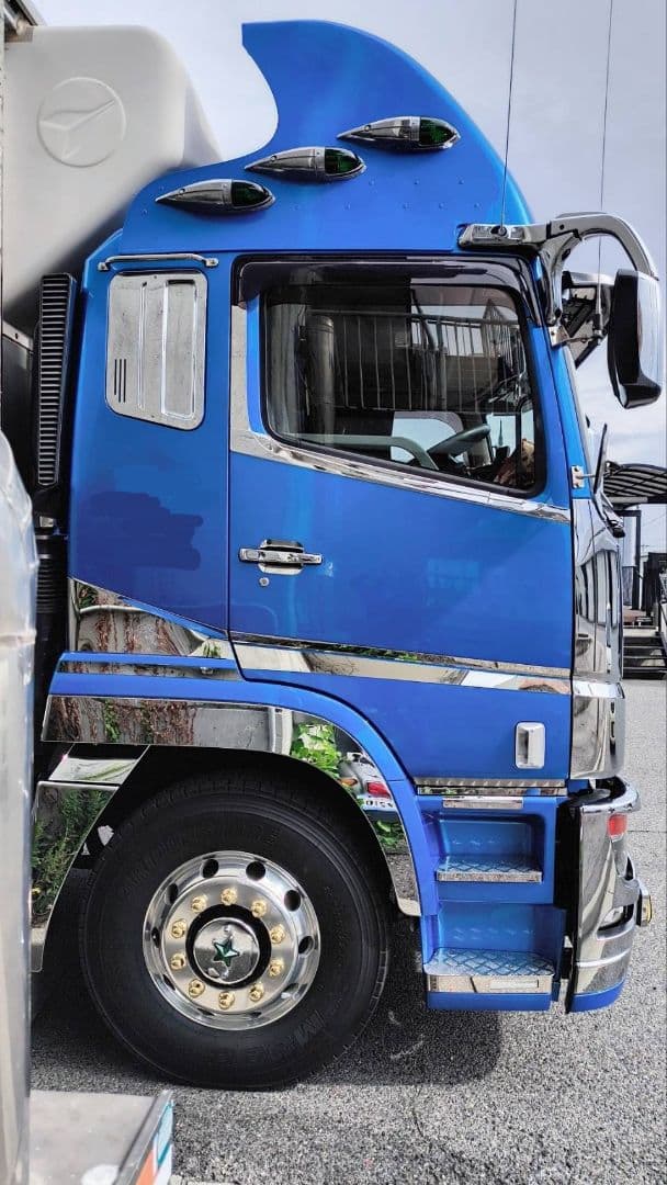 17スーパーグレート等　サイドライン　タイプB　鱗ステンレス　オリジナル