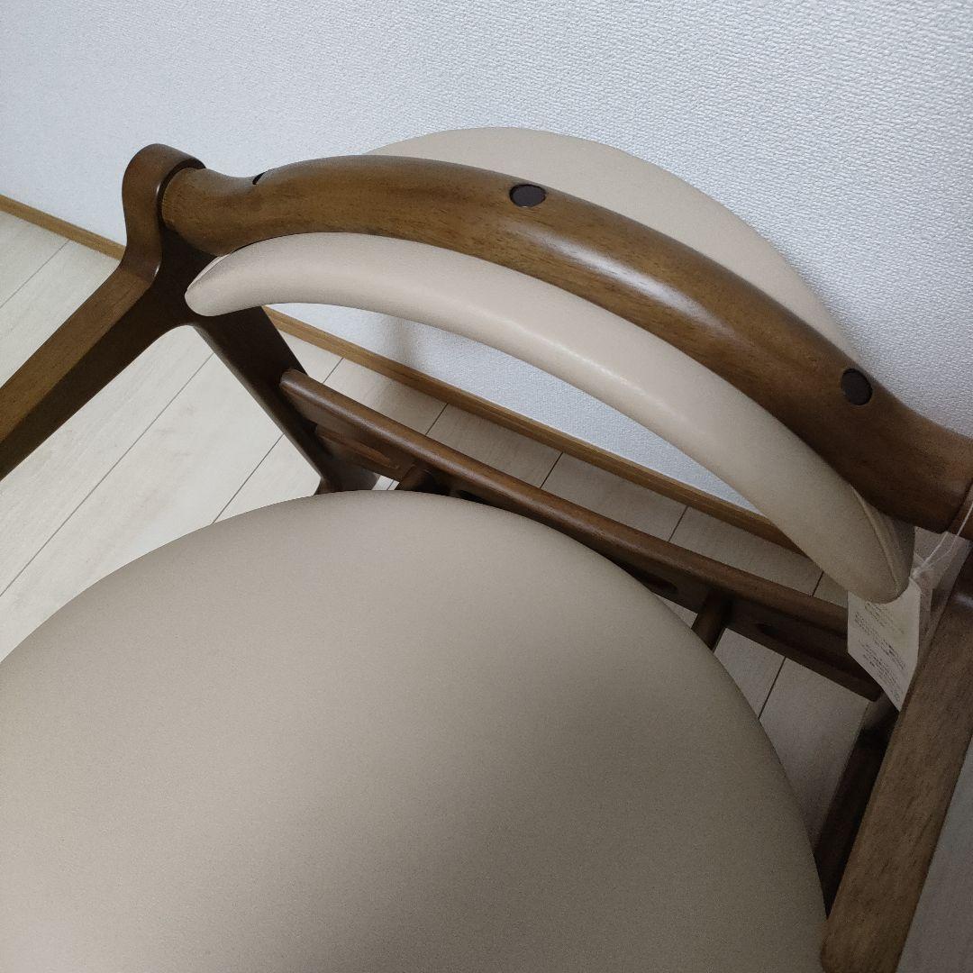 美品 低座椅子 キャスパーチェア CAチェア 300R-BE 天然無垢