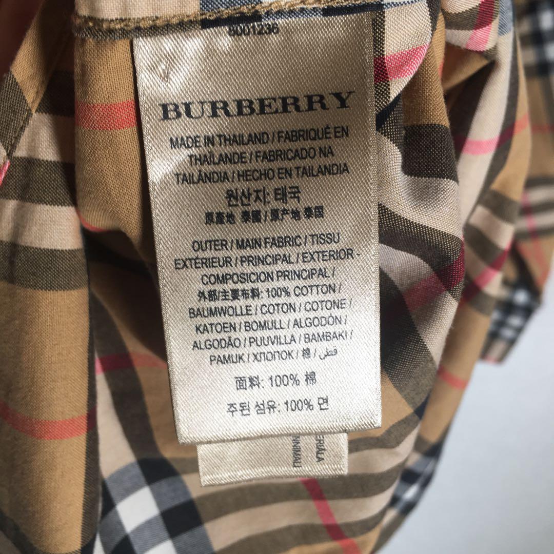 ☆美品☆バーバリーロンドン メンズ シャツ バーバリーチェック柄 180/92A