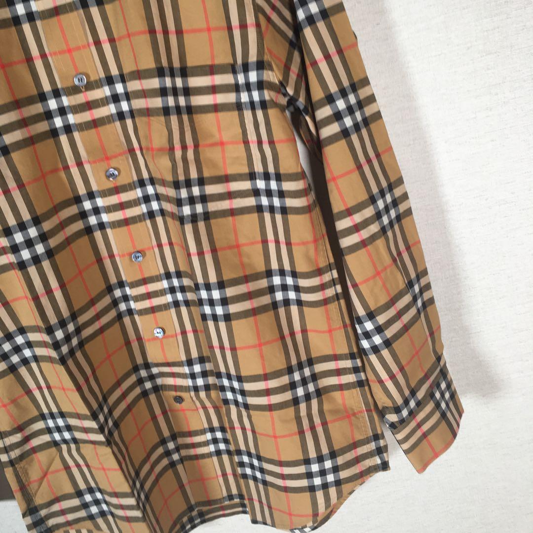 ☆美品☆バーバリーロンドン メンズ シャツ バーバリーチェック柄 180/92A