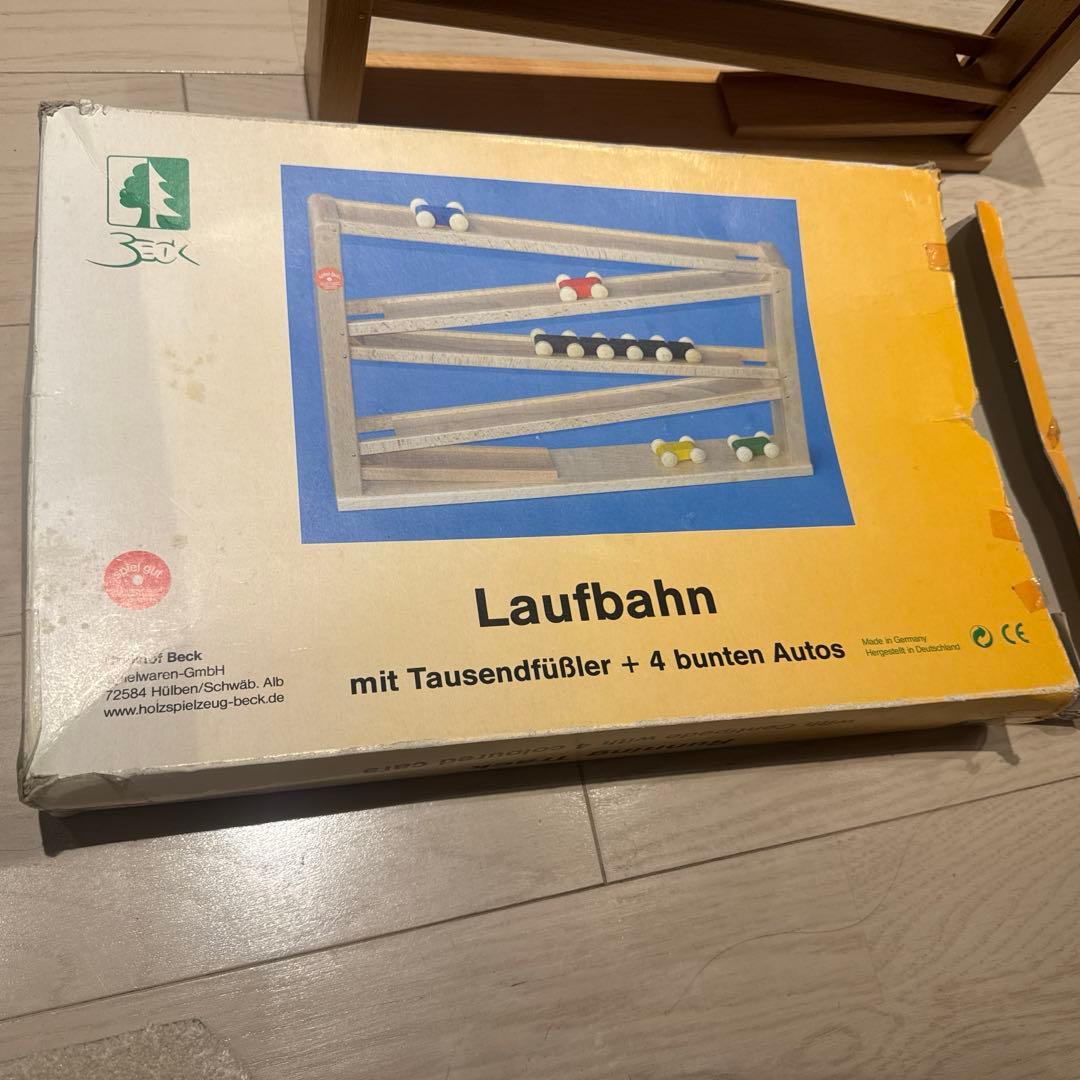 美品⭐︎Laufbahn ベック社⭐︎トレインカースロープ⭐︎木のおもちゃ