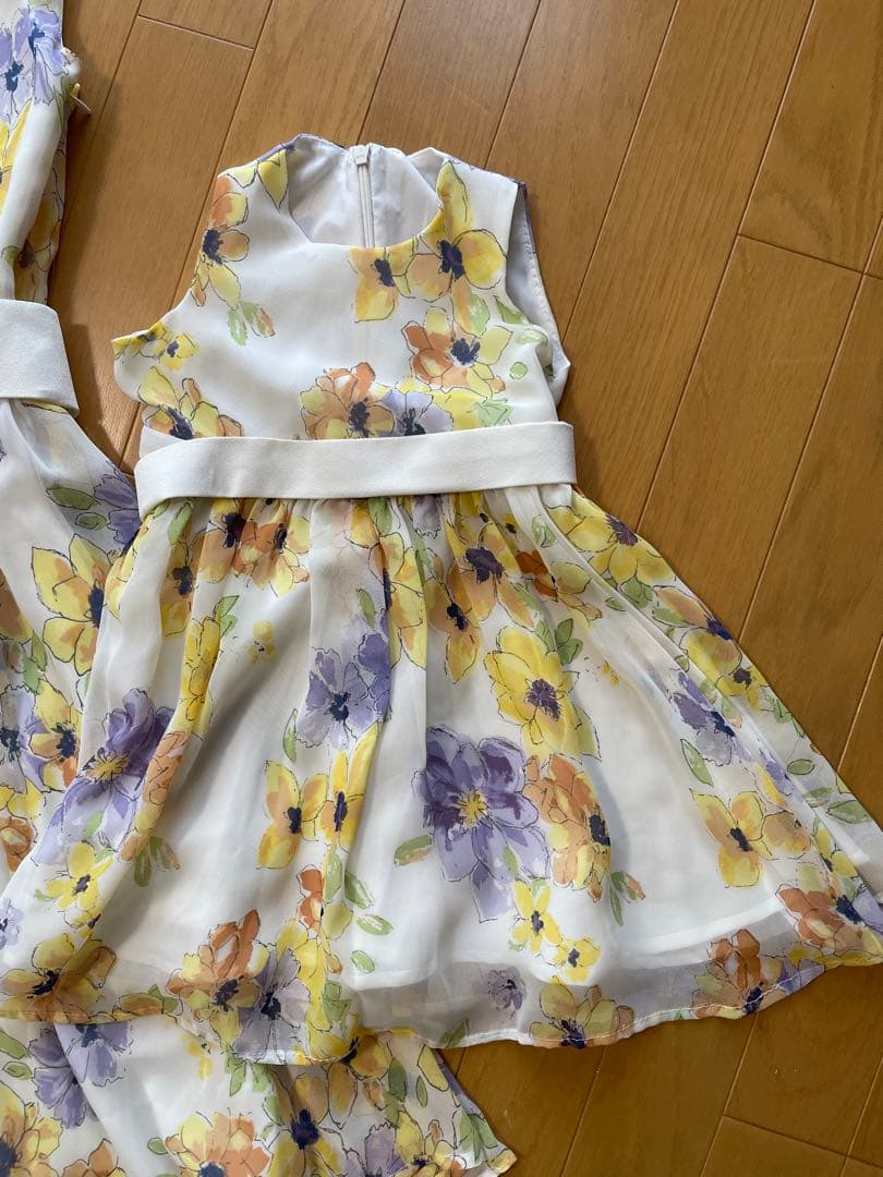 親子セット　ワンピース　親子リンクコーデ