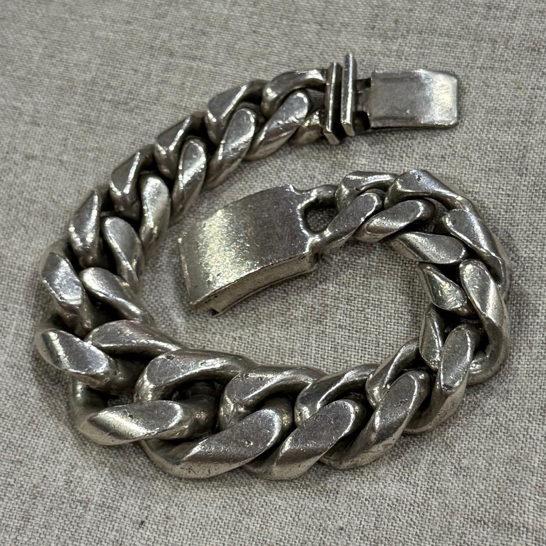 アクセサリー 135g Vintage Mexican Silver 925 Bracelet