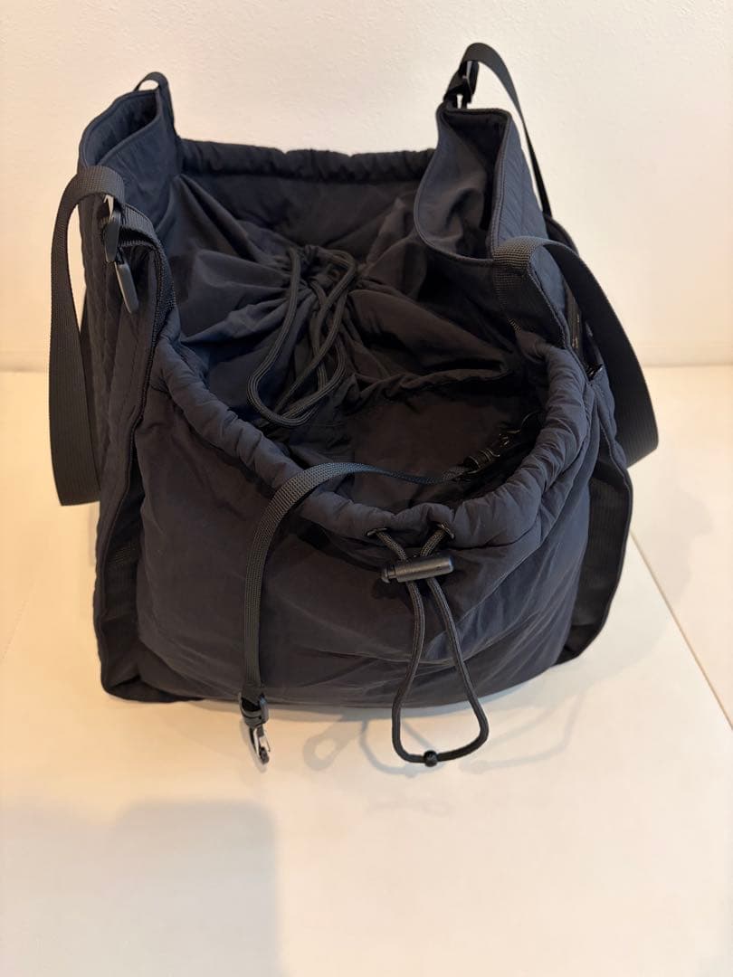 SOLPRESAキルティングトートバッグ ブラック　M