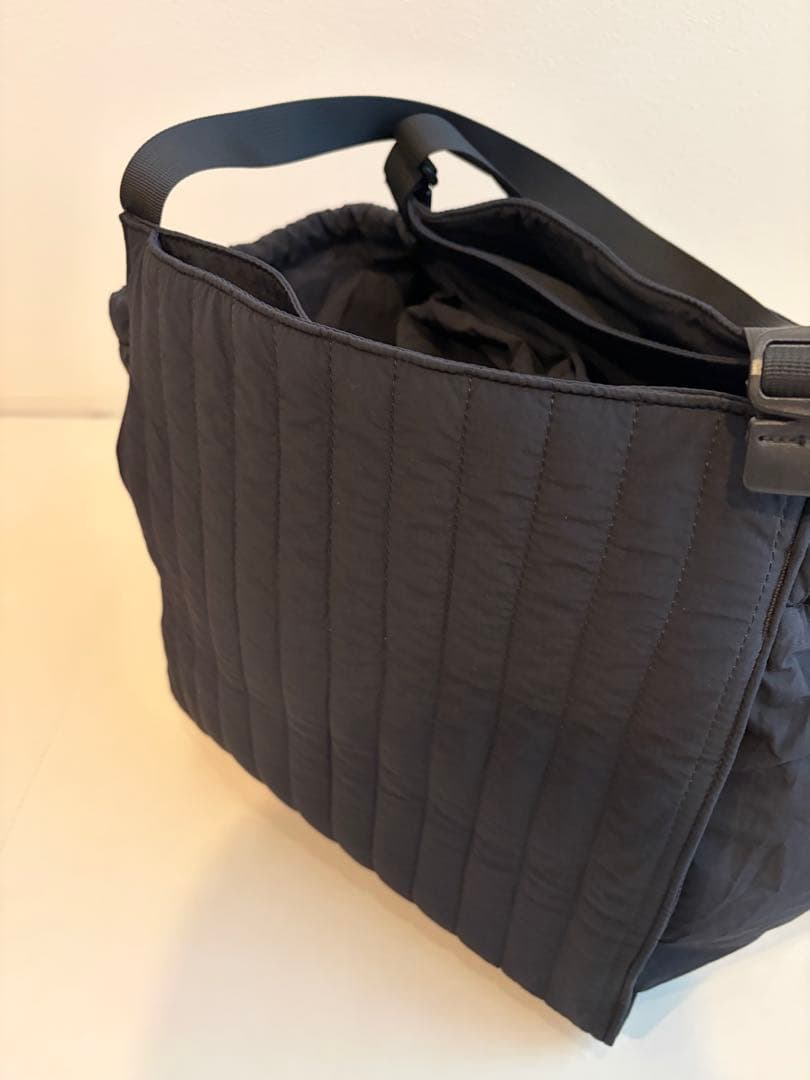 SOLPRESAキルティングトートバッグ ブラック　M