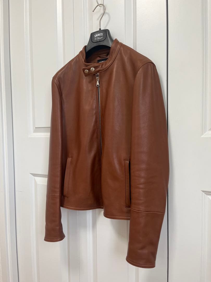 干場義雅EMMETI (アッカ)シングルライダースジャケット