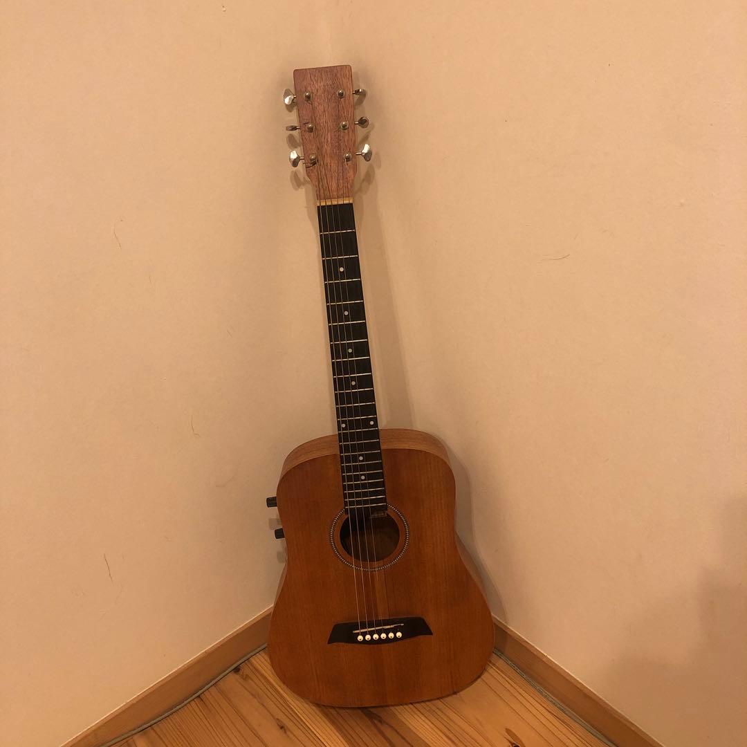 アコースティックミニギター 6弦 ナチュラルウッド