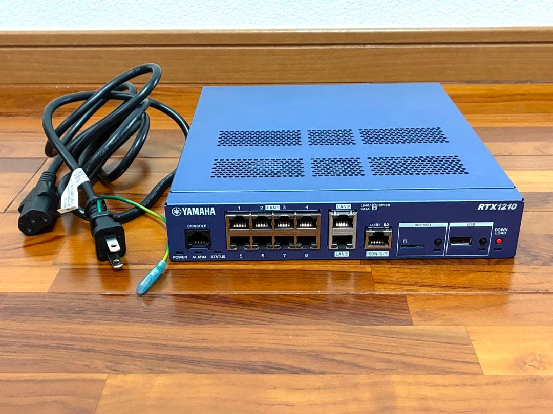 【中古・美品】ヤマハ RTX1210 有線LANルーター