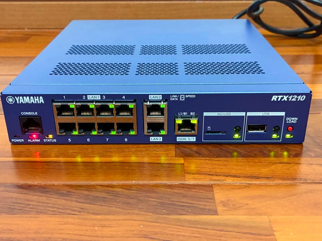 【中古・美品】ヤマハ RTX1210 有線LANルーター