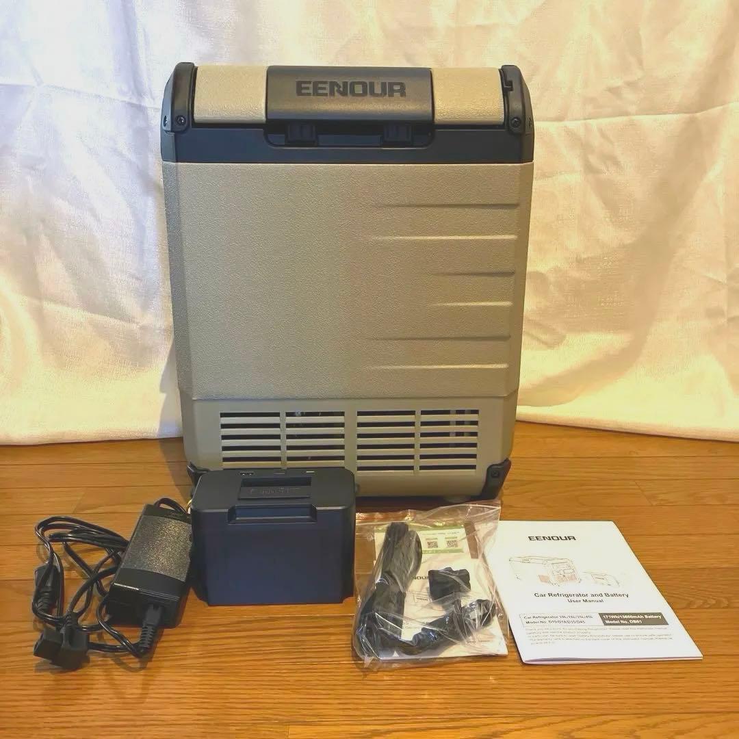 EENOUR D10 10L車載冷蔵庫 冷凍庫 バッテリー付き