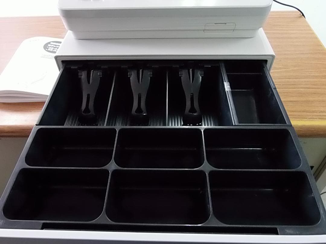 325すぐ使える設定無料XE-A407W　20部門シャープインボイスレジスター