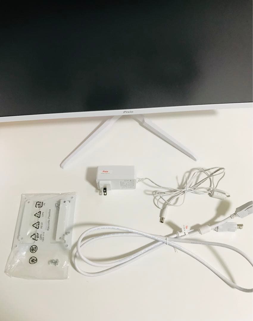 Pixio PX248 Wave White ゲーミングモニター 白 ホワイト