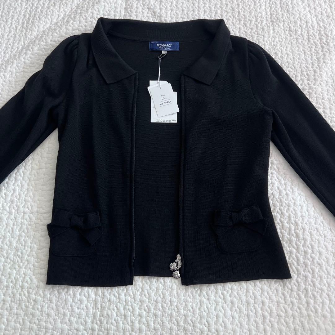 新品　未使用　M's エムズグレイシー　カーディガン　セレモニー
