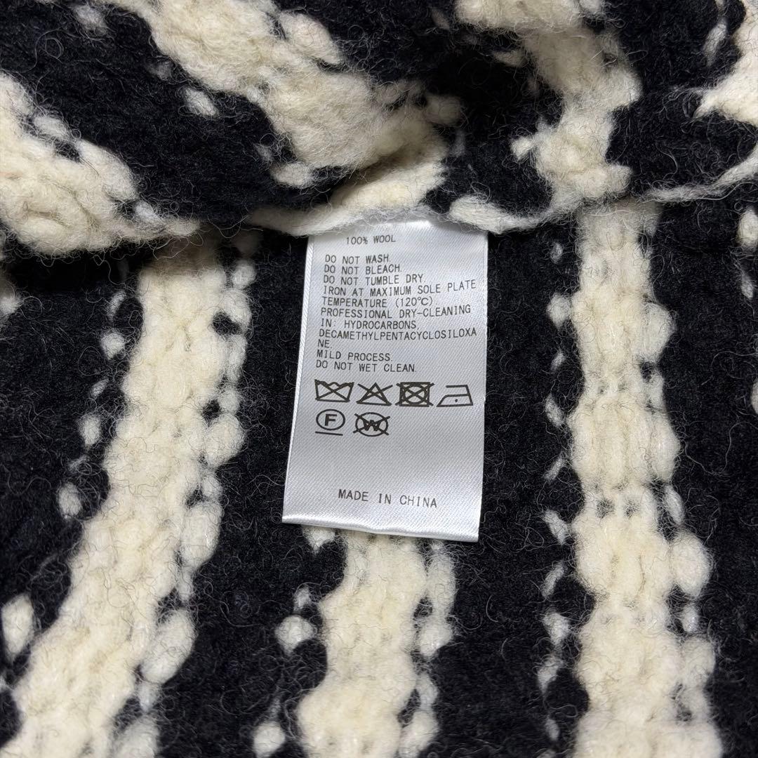 IENA BLACK ハイネックボーダーニット 2024AW